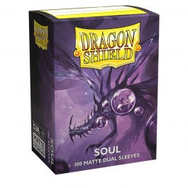 Dragon Shield Standard Matte Dual Soul 100 Count Card Sleeves Box