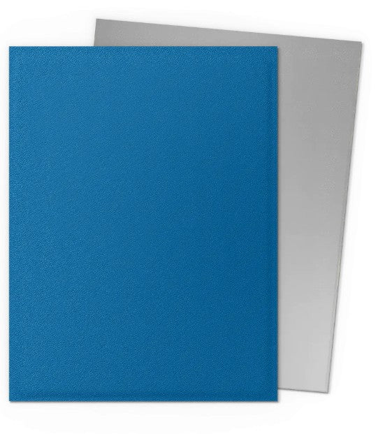 Dragon Shield Sleeves: Standard Matte Dual - Cobalt & Silver (100ct)