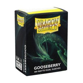 Dragon Shield Standard Matte Dual Mint Green 100 Count Card Sleeves Box