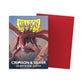 Dragon Shield Sleeves: Standard Matte Dual - Crimson & Silver (100ct) – image 2