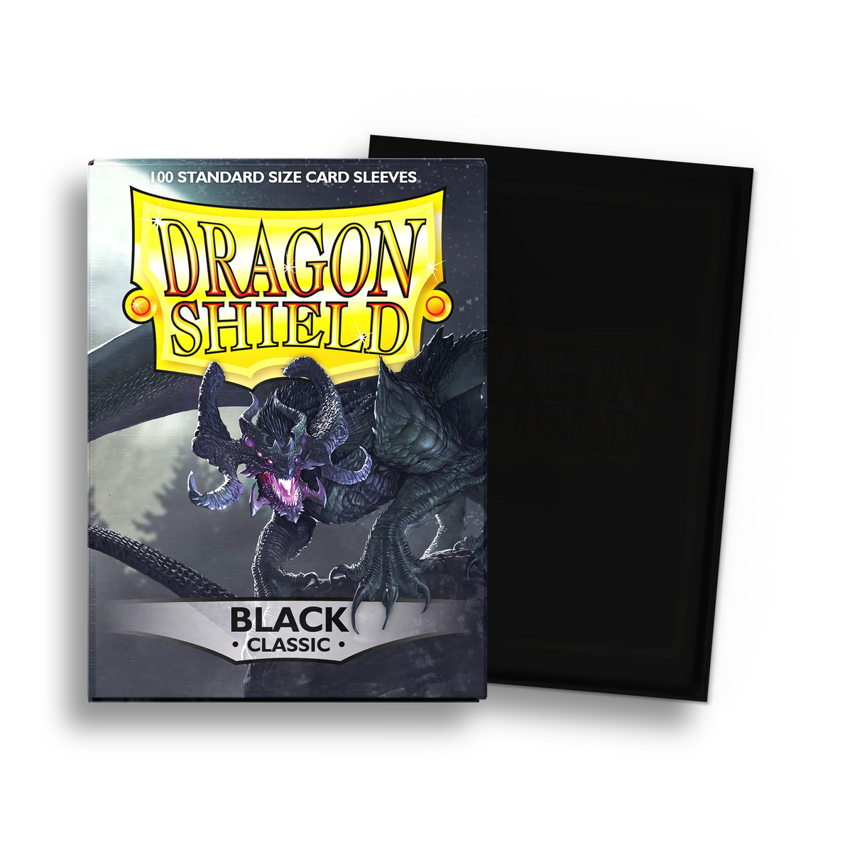 Dragon Shield Sleeves: Standard Classic - Black (100ct)