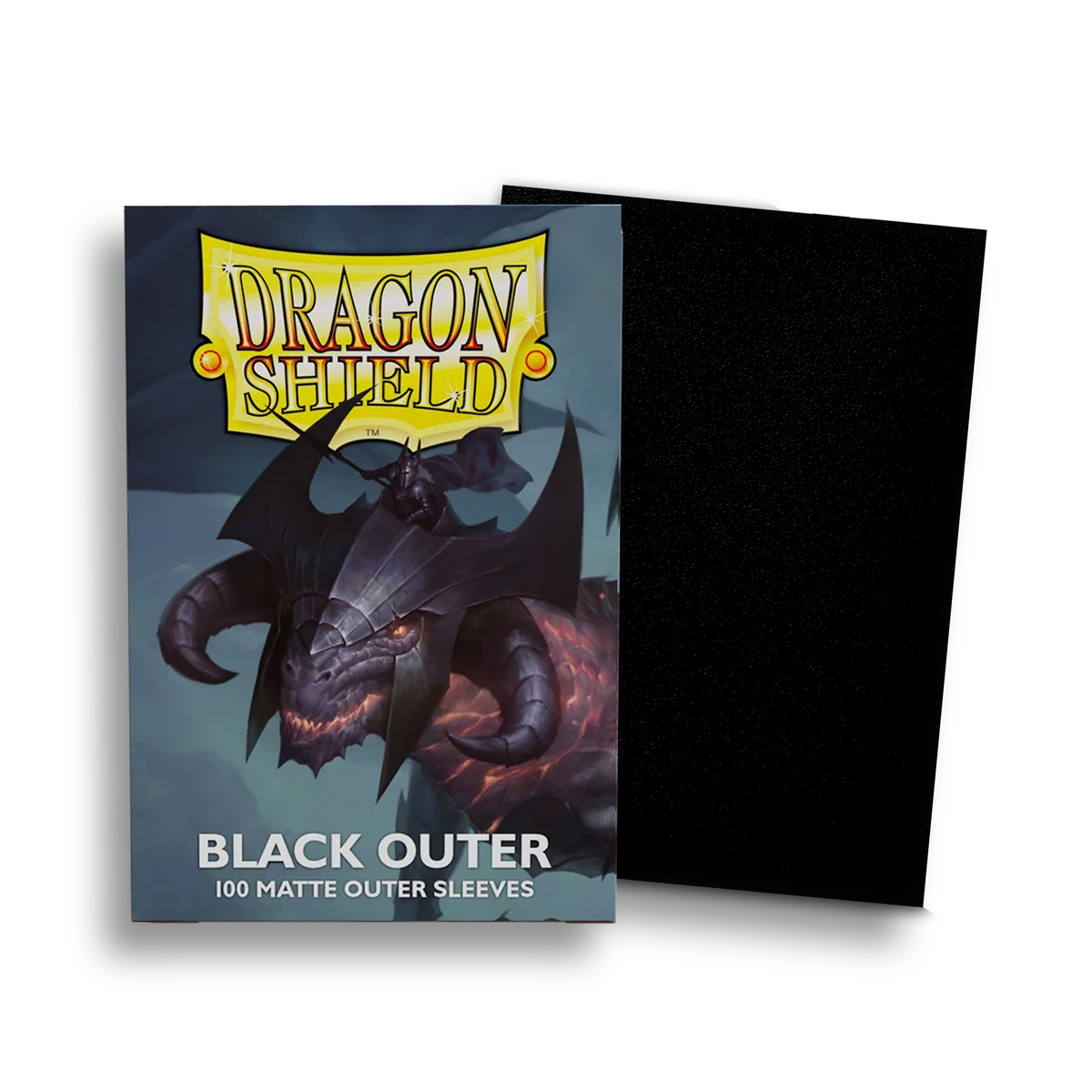 Dragon Shield Outer Sleeves: Matte Black (100ct)
