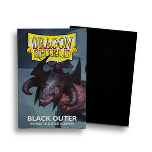 Dragon Shield Outer Sleeves: Matte Black (100ct)