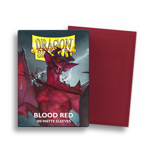Dragon Shield Sleeves: Standard Matte - Blood Red (100ct)