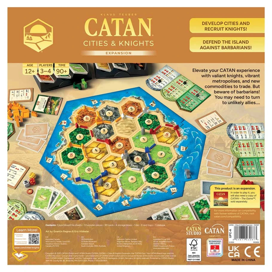 CATAN: Cities & Knights Expansion (6th Edition)