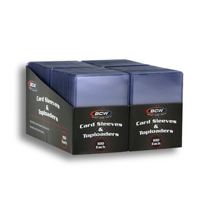 200 Count Card Sleeve and Toploader Combo Pack