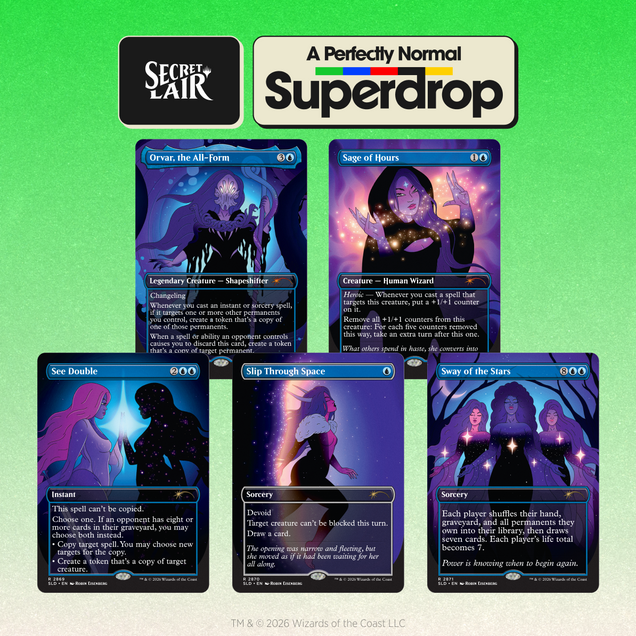 Magic: The Gathering Secret Lair Cosmic Chill by Robin Eisenberg Non-Foil Edition