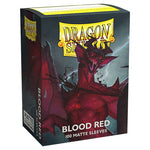 Dragon Shield Standard Matte Blood Red 100 Count Card Sleeves Box