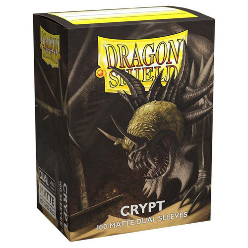 Dragon Shield Standard Matte Dual Crypt 100 Count Card Sleeves Box
