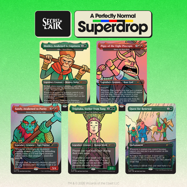 Magic: The Gathering Secret Lair Featuring: Gene Luen Yang Non-Foil Edition