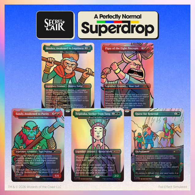 Magic: The Gathering Secret Lair Featuring: Gene Luen Yang Foil Edition