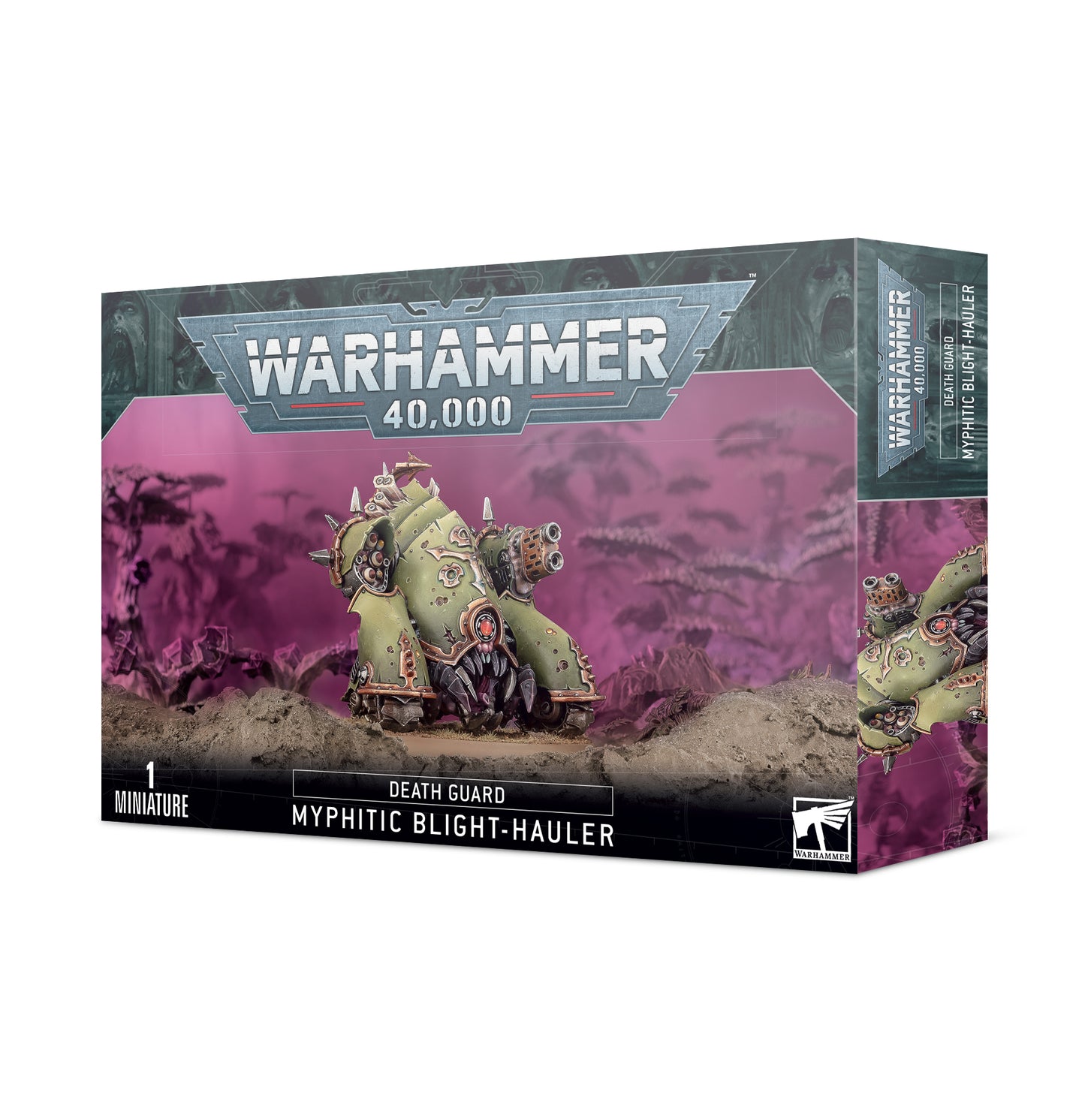 Warhammer 40000 Death Guard Myphitic Blight Hauler Push Fit Plastic Miniature Box Packaging