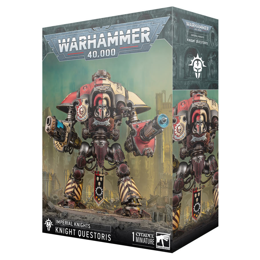 Warhammer 40000 Imperial Knights Knight Questoris Multipart Plastic Miniature Box Packaging
