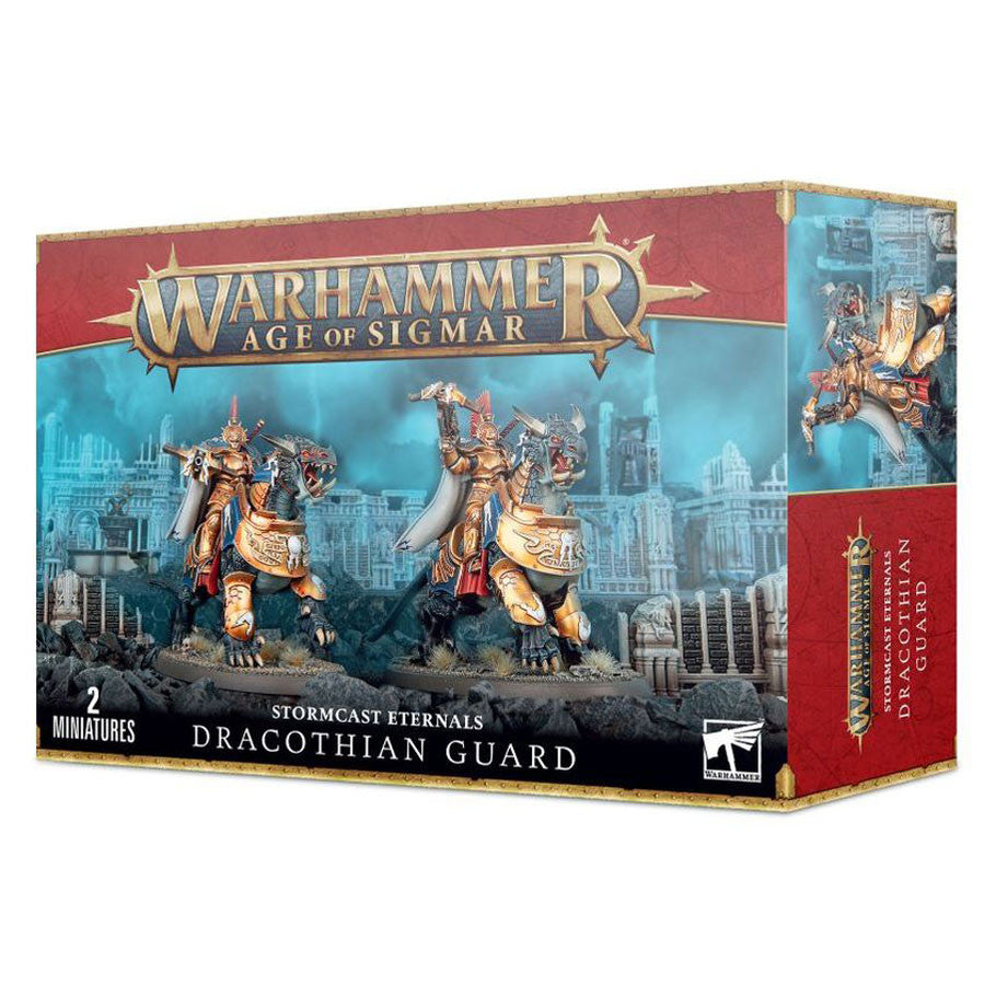 Warhammer Age of Sigmar Stormcast Eternals Dracothian Guard Multipart Plastic Miniatures Box Packaging