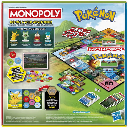 Monopoly: Pokémon Edition Board Game