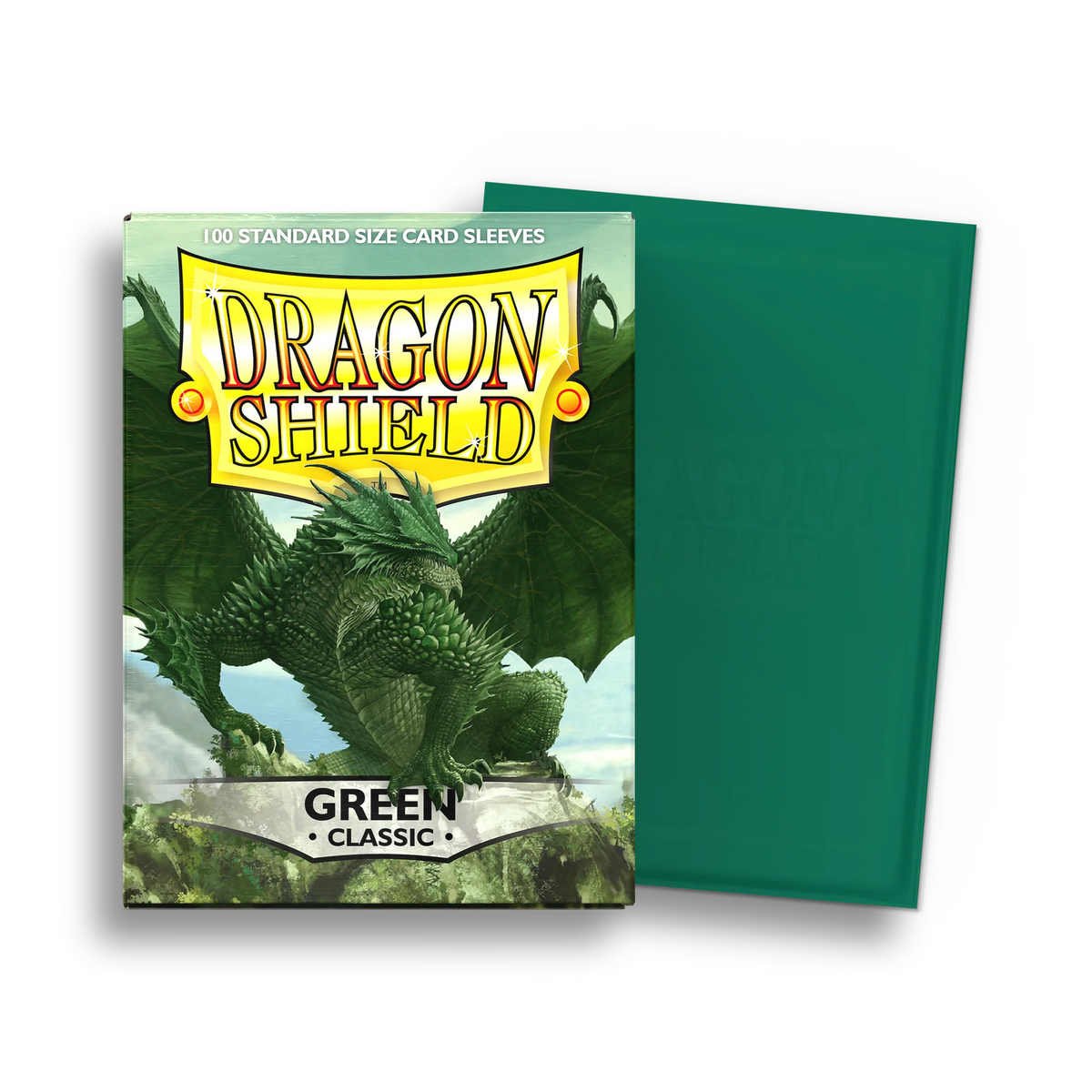 Dragon Shield Sleeves: Standard Classic - Green (100ct)