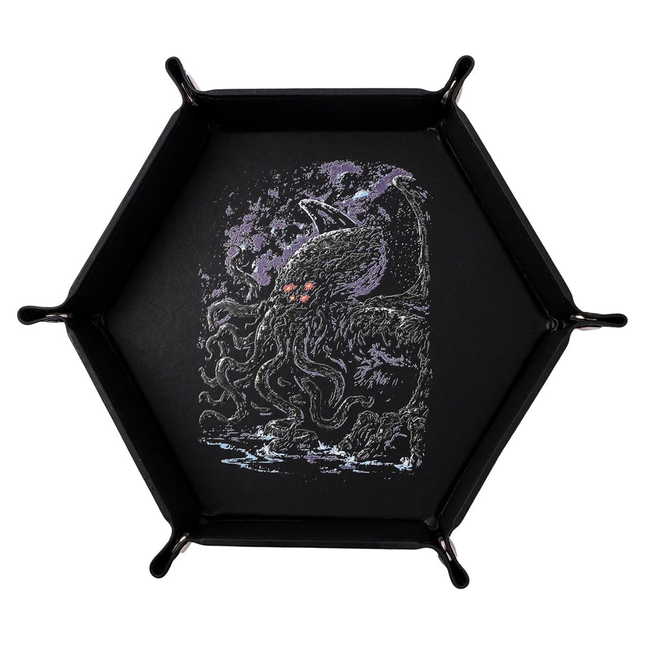 Table Armor Cthulhu Collapsible Rolling Dice Tray