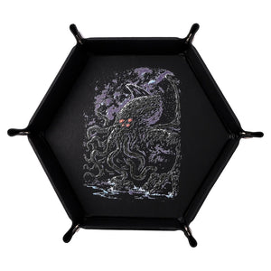 Table Armor Cthulhu Collapsible Rolling Dice Tray