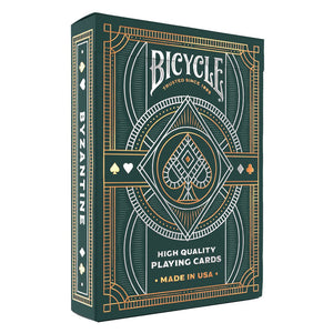 Bicycle Byzantine Premium Playing Cards Deck with Gold and Silver Foil Tuck Case