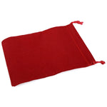 Chessex Large Suede Cloth Dice Bag (Red)