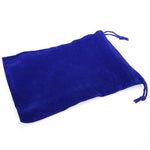 Chessex Large Suede Cloth Dice Bag (Royal Blue)
