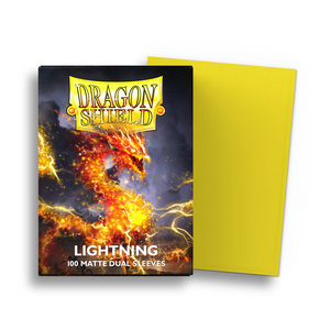Dragon Shield Sleeves: Standard Matte Dual - Lightning (100ct)