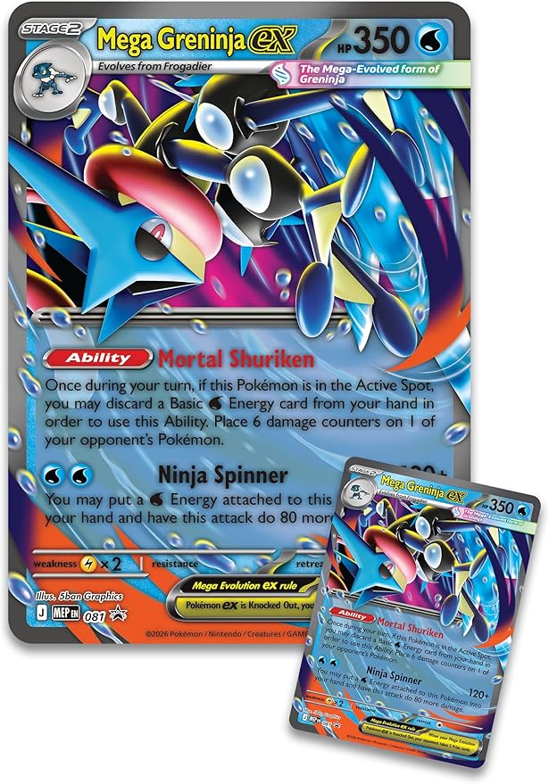 Pokémon TCG: Mega Greninja ex Premium Collection