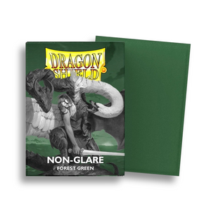 Dragon Shield Sleeves: Standard Matte Non-Glare - Forest Green (100ct)