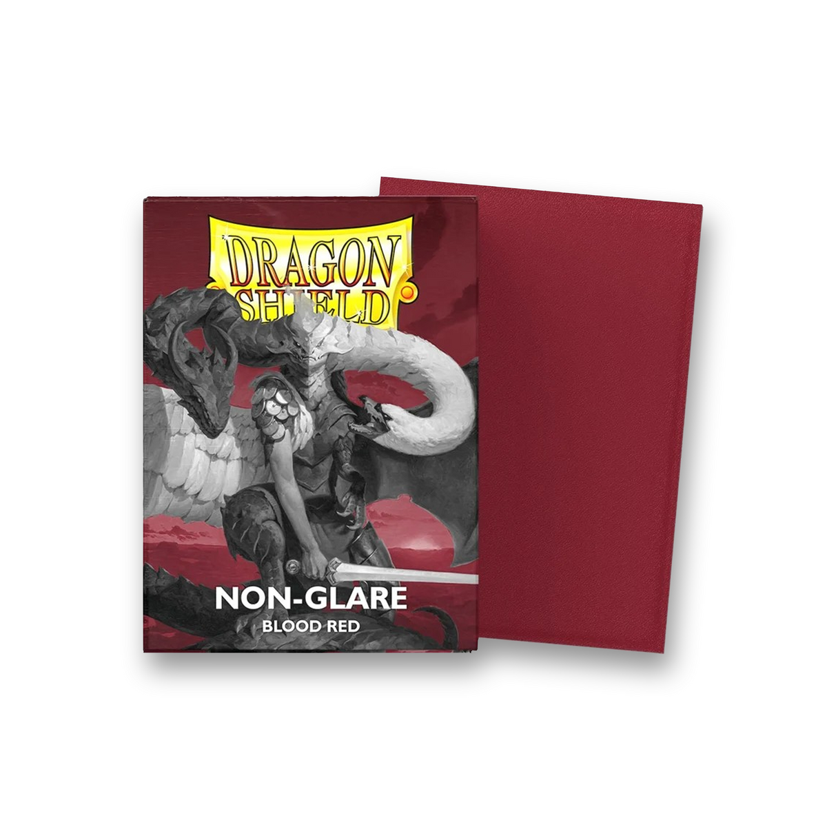 Dragon Shield Sleeves: Standard Matte Non-Glare - Blood Red (100ct)