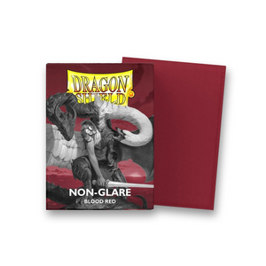 Dragon Shield Sleeves: Standard Matte Non-Glare - Blood Red (100ct)