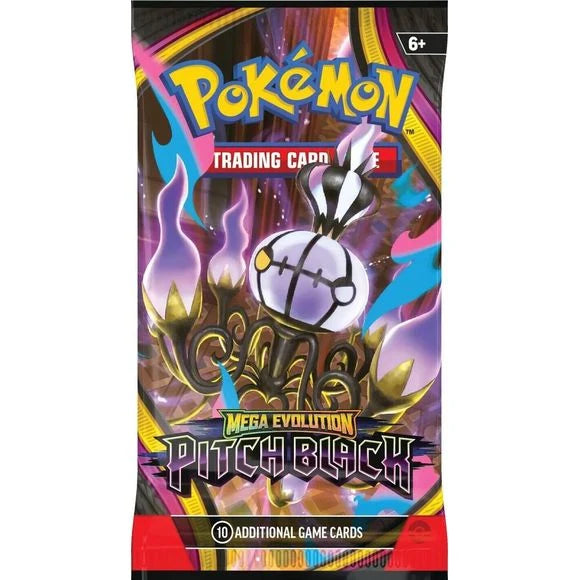 LIVE - Pokémon TCG: Mega Evolution 5: Pitch Black Single Booster Pack