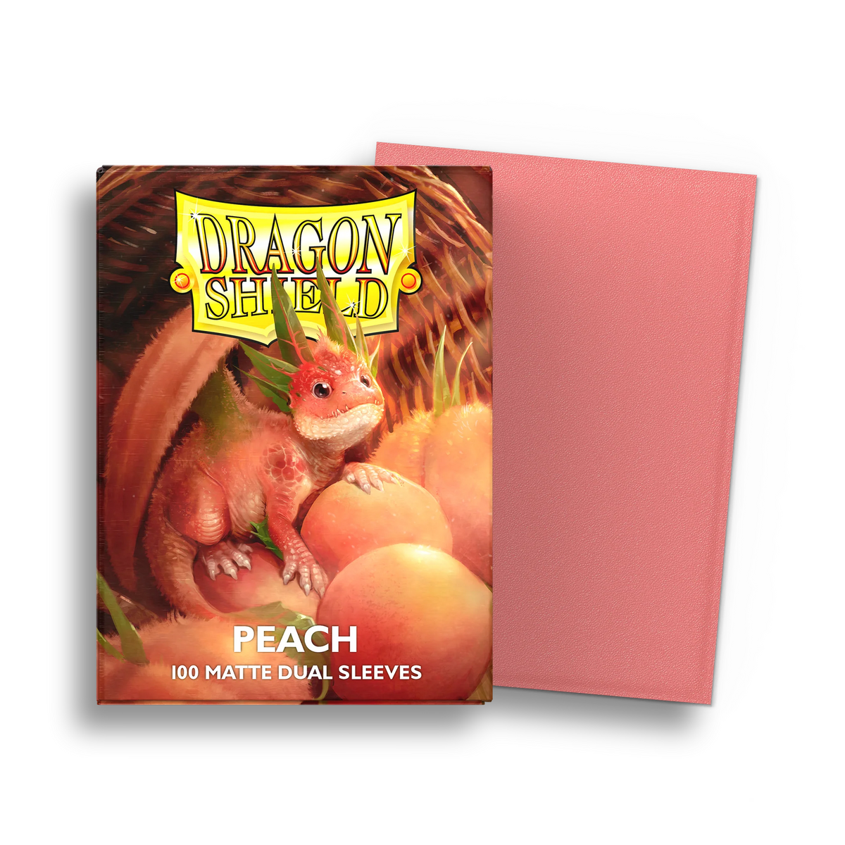 Dragon Shield Sleeves: Standard Matte Dual - Peach (100ct)