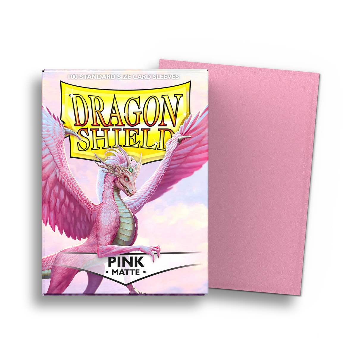 Dragon Shield Sleeves: Standard Matte - Pink (100ct)