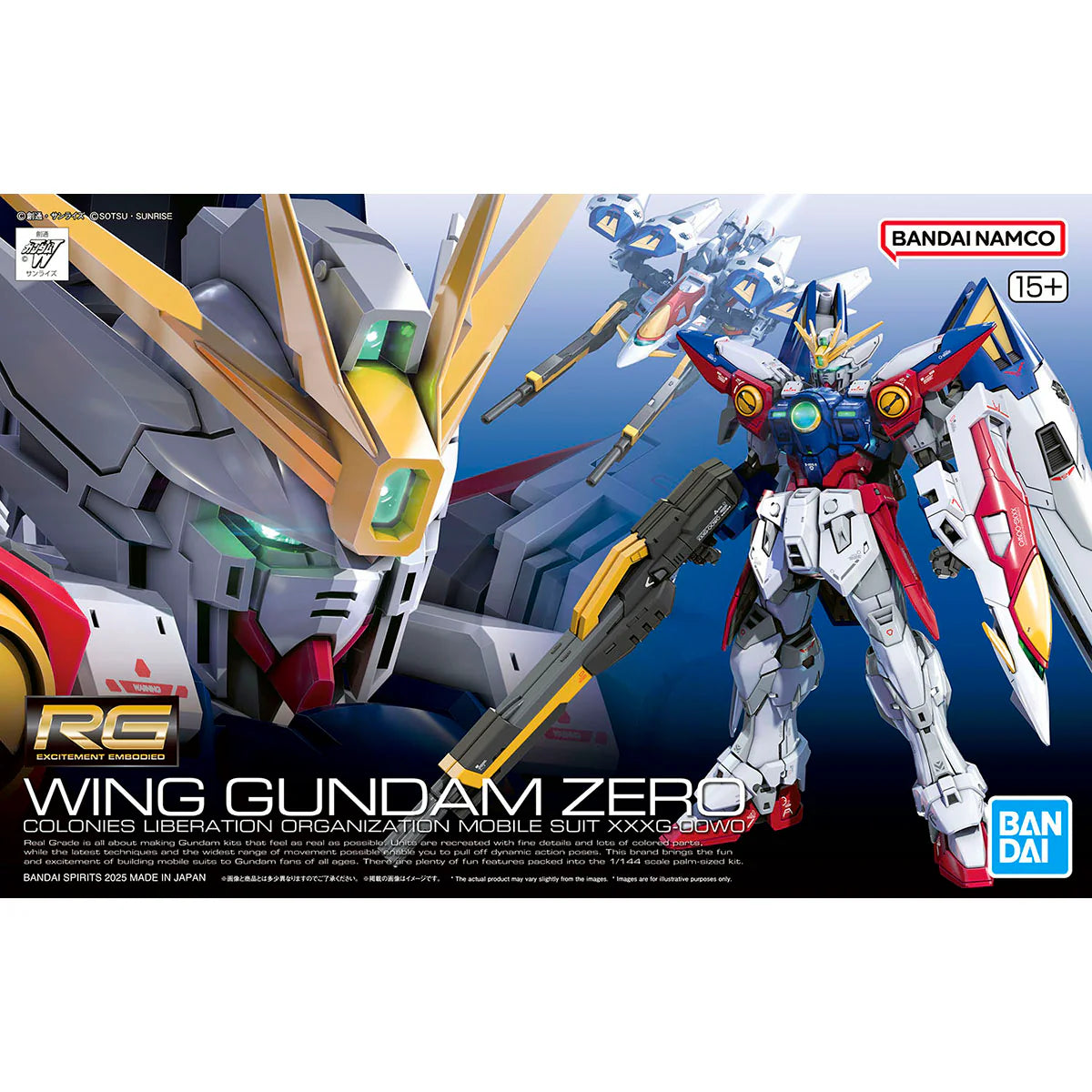 Bandai RG 1/144 Wing Gundam Zero (#43) – Mobile Suit Gundam Wing Real Grade Model Kit