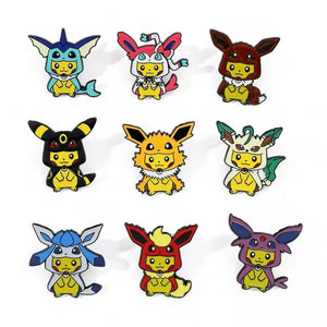 Poncho Pika Collector Enamel Pin Set