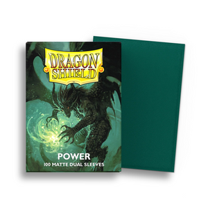Dragon Shield Sleeves: Standard Matte Dual - Power Green (100ct)