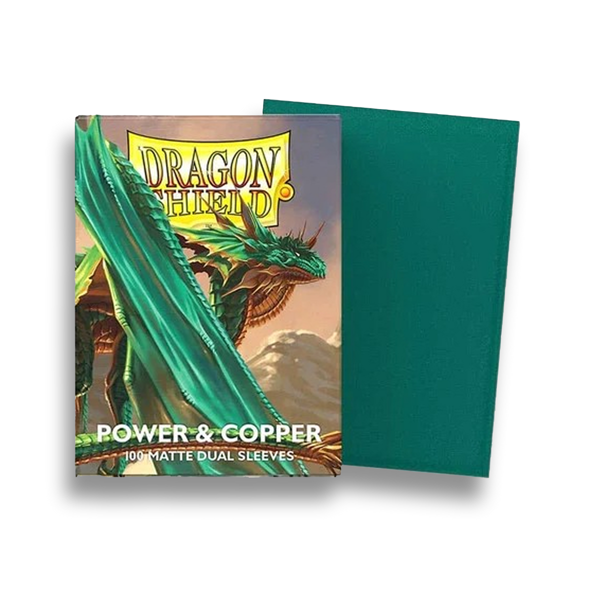 Dragon Shield Sleeves: Standard Matte Dual - Power & Copper 100CT