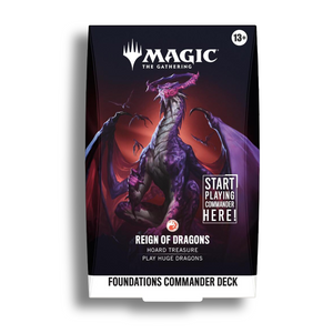 Magic: The Gathering Foundations Commander Deck - Reign of Dragons (FDC)