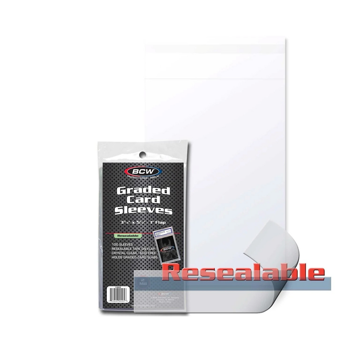 Resealable Graded Card Sleeves