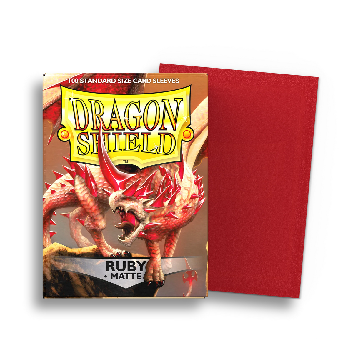Dragon Shield Sleeves: Standard Matte - Ruby (100ct)
