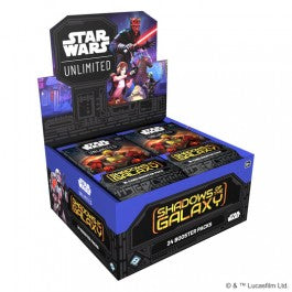 Star Wars Unlimited Shadows of the Galaxy Booster Display Box 24 Packs