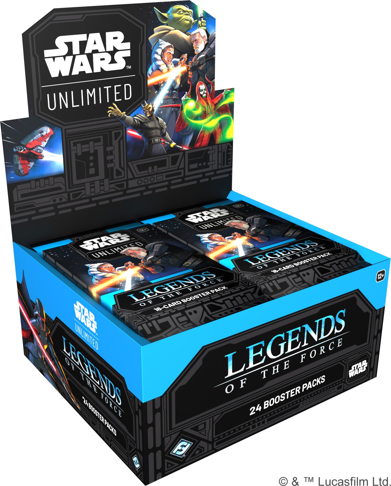 Star Wars Unlimited Legends of the Force Booster Display Box 24 Packs