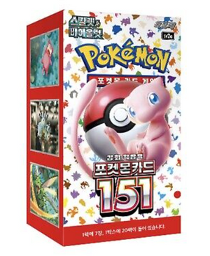 Pokemon TCG Scarlet & Violet - 151 booster box (KR)