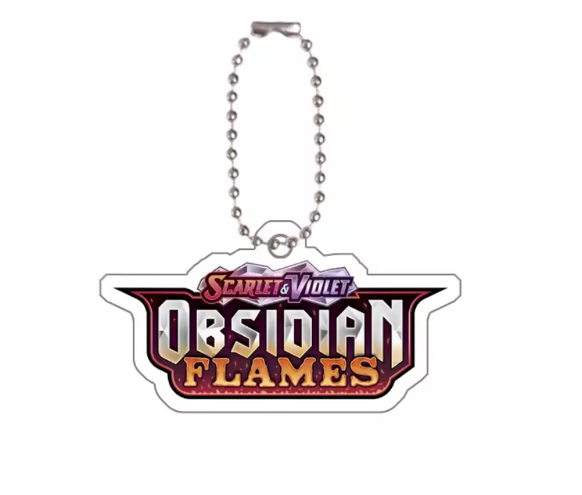 Scarlet & Violet Acrylic Keychain Binder Tags (EN) | Pokémon TCG Organizer