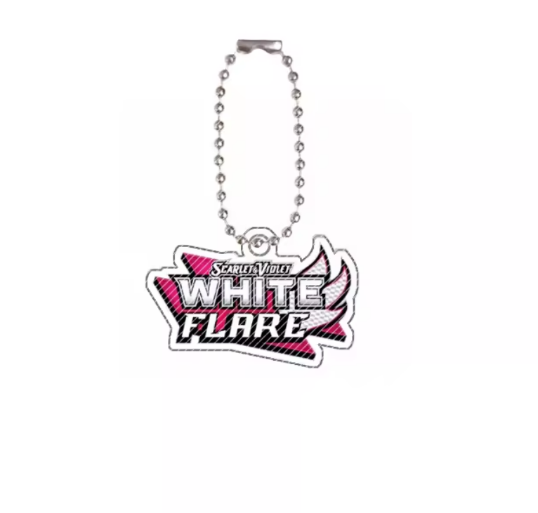Scarlet & Violet Acrylic Keychain Binder Tags (EN) | Pokémon TCG Organizer