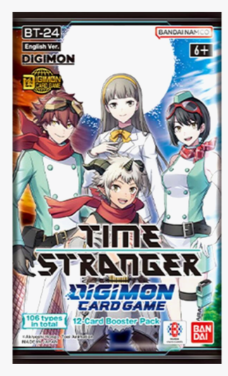 Time Stranger (BT-24) Booster Pack | 12-Card Digimon TCG Pack