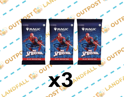 Marvel's Spider-Man Magic: The Gathering Play Booster - 3 Pack Bundle