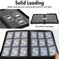 Portable 9-Pocket PU Leather Trading Card Binder with Zipper Closure (360 Pocket) – image 4