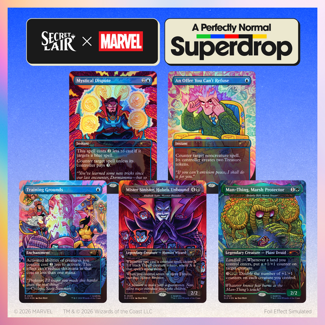 Magic: The Gathering Secret Lair x Marvel: Dan Hipp Foil Edition