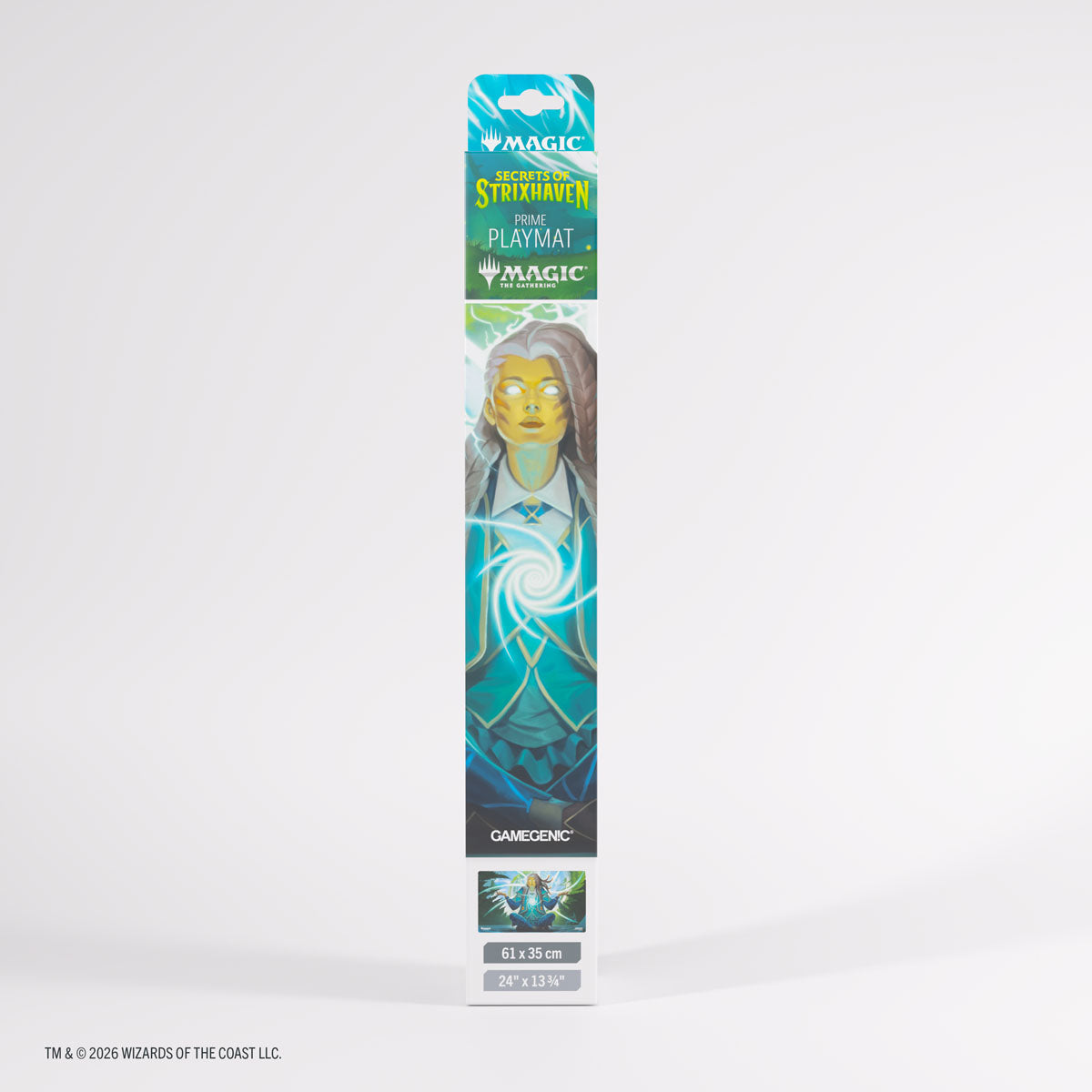 Gamegenic Prime Playmat: Magic: The Gathering Secrets of Strixhaven - Tam, Observant Sequencer